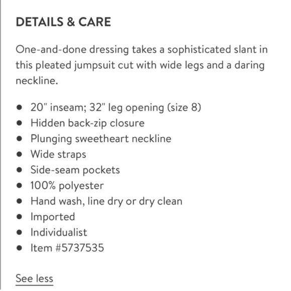 Vince Brown Pleated Culotte Wide Leg V Neck Jumpsuit in Black Walnut Size 6 - Picture 11 of 11